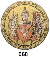 Notmünzen; Marken und Zeichen,0 München (Bayern) Einseitige Werbemarke der Firma Thaller & Demmel chem. Metall-Gravuren 1913. 38 mm.