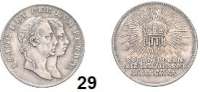 Österreich - Ungarn,Habsburg - Lothringen Franz I. (1792) 1806 - 1835 Silber-Jeton 1830. Ungarische Krönung des Kronprinzen Ferdinand in Pressburg. Beider Köpfe nach rechts. / Ungarische Krone auf Strahlenbündel darunter drei Textzeilen. 20,5 mm. 3,25 g. Slg. Montenuovo 2517. Frühwald VII/3 b.