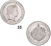 Österreich - Ungarn,Habsburg - Lothringen Revolution 1848 - 1849 Die Aufständigen in Ungarn, 20 Kreuzer 1848 KB, Kremnitz. Frühwald 1073. Jl. 265. Kahnt 90. KM 2208.