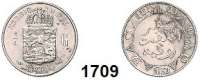 AUSLÄNDISCHE MÜNZEN,Niederländisch Indien  1/4 Gulden 1908.  Schön 7.  KM 310.
