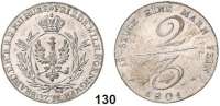 Deutsche Münzen und Medaillen,Preußen, Königreich Friedrich Wilhelm III. 1797 - 1840 2/3 Taler 1801.  Handelsmünze.  Old. 177.  Jg. 184.  v. S. 125.  Kahnt 359.  Exemplar der Auktion Künker 201, Osnabrück, Nr. 543.  