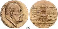 M E D A I L L E N,Personen Nuschke, Otto Bronzegußmedaille o.J. Christlich Demokratische Union - Zentrale Schulungsstätte
