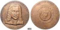 M E D A I L L E N,Akademien, Schulen, Universitäten Halle, Bronzegußmedaille o.J. Martin-Luther-Universität Halle-Wittenberg. Brustbild Johann Heinrich Schulze nach vorn. /