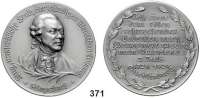 M E D A I L L E N,Personen Klopstock, Friedrich Gottlieb, deutscher Dichter Silbermedaille 1924. Zum 200. Geburtstag. Rand : 900 SILBER. 45,5 mm. 33,73 g.