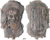 M E D A I L L E N,Personen Lutze, Dr. Arthur Eisengußplakette o.J. (Franziska Schwarzbach). Kopf von vorn. / Taler-Anweisung sog. Lutze-Schein. 80 x 130 mm. 186,5 g.