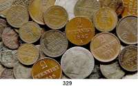 Deutsche Münzen und Medaillen,L O T S     L O T S     L O T S  LOT. von 49 meist verschiedenen altdeutschen Kleinmünzen zwischen 1778 und 1872.  Darunter 13 Billonkleinmünzen.  Überwiegend Preußen.