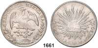 AUSLÄNDISCHE MÜNZEN,Mexiko Republik 1823 - 1864 8 Reales 1860 GO PF.  Kahnt. 70.  KM 377.8