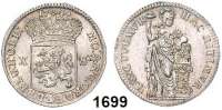 AUSLÄNDISCHE MÜNZEN,Niederlande Holland, Provinz. 10 Stuivers (1/2 Gulden) 1749.  5,24 g.  Delmonte 1198.  KM 95