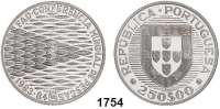 AUSLÄNDISCHE MÜNZEN,Portugal Republik seit 1910 250 Escudos 1984 (Silber).  FAO Weltfischereikonferenz.  Schön 82 a.  KM 626 a.