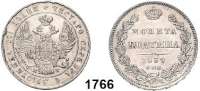 AUSLÄNDISCHE MÜNZEN,Russland Nikolaus I. 1825 - 1855 Poltina 1839, St. Petersburg.  Kahnt 72.  Cr. 167.