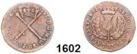 AUSLÄNDISCHE MÜNZEN,Großbritannien Schottland Wilhelm II. (III. von England).  2 Pence 1695.  Spink. 5698.  KM 138.