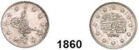 AUSLÄNDISCHE MÜNZEN,Türkei Abdul Aziz 1861 - 1877 2 Kurush 1277/3 (1863).  Kahnt 133.  KM 690.
