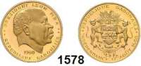 AUSLÄNDISCHE MÜNZEN,Gabun  25 Francs o.J. (1965) (7,2g fein).  Schön 2.  KM 2.  Fb. 3.  GOLD.