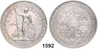 AUSLÄNDISCHE MÜNZEN,Großbritannien Viktoria 1837 - 1901 Trade - Dollar 1900.  KM T 5.