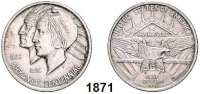AUSLÄNDISCHE MÜNZEN,U S A  Half Dollar D 1936.  100 Jahre Bundesstaat Arkansas.  Schön 173.  KM 168.
