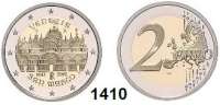 AUSLÄNDISCHE MÜNZEN,E U R O  -  P R Ä G U N G E N Italien 2 Euro 2017.  Markuskirche in Venedig.  Im Originaletui mit Zertifikat.