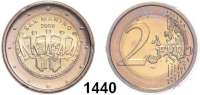 AUSLÄNDISCHE MÜNZEN,E U R O  -  P R Ä G U N G E N San Marino 2 Euro 2008.  Interkultureller Dialog.  Schön 487.  KM 487.