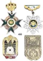 M E D A I L L E N,Schützen L O T S L O T S L O T S LOT. von 120 modernen deutschen Schützenauszeichnungen/-abzeichen/-nadeln. (Meist Nadeln). Buntmetall, oftmals farbig emailliert.