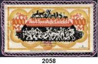 P A P I E R G E L D   -   N O T G E L D,Notgeld der besonderen Art Bielefelder Stoffgeld 1000 Mark 15.12.1922.  Leinen, weiß.  Mit Spitze.  Grab. 58.2 f.