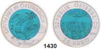 AUSLÄNDISCHE MÜNZEN,E U R O  -  P R Ä G U N G E N Österreich 25 Euro 2007 (Bi-Metall Silber/Niob).  Österreichische Luftfahrt.  Schön 335.  KM 3147.   Im Originaletui mit Zertifikat.