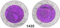 AUSLÄNDISCHE MÜNZEN,E U R O  -  P R Ä G U N G E N Österreich 25 Euro 2012 (Bi-Metall Silber/Niob).  Bionik.  Im Originaletui mit Zertifikat.