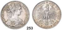Deutsche Münzen und Medaillen,Frankfurt am Main Freie Stadt 1814 - 1866 Vereinstaler 1860.  Kahnt 168.  AKS 8.  Jg. 41.  Thun 142.  Dav. 649.