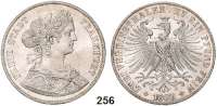 Deutsche Münzen und Medaillen,Frankfurt am Main Freie Stadt 1814 - 1866 Vereinsdoppeltaler 1866.  Kahnt 183.  AKS 4.  Jg. 43.  Thun 145.  Dav. 651.