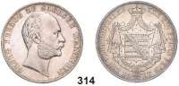 Deutsche Münzen und Medaillen,Sachsen - Meiningen Georg II. 1866 - 1914 Vereinstaler 1867.  Kahnt 510.  AKS 219.  Jg. 451.  Thun 380.  Dav. 839.