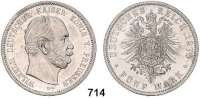 R E I C H S M Ü N Z E N,Preussen, Königreich Wilhelm I. 1861 - 1888 5 Mark 1876 B. Jaeger 97.