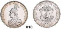 Besetzte Gebiete  -  Kolonien  -  Danzig,Deutsch - Ostafrika  1 Rupie 1890.  Jaeger 713.