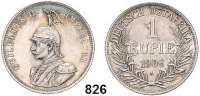 Besetzte Gebiete  -  Kolonien  -  Danzig,Deutsch - Ostafrika  1 Rupie 1906 A.  Jaeger 722.