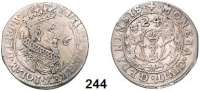Deutsche Münzen und Medaillen,Danzig, Stadt Sigismund III. 1587 - 1632 Ort 1624.  6,56 g.  Dutkowski/Suchanek 167/II h.