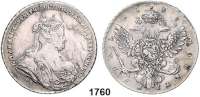 AUSLÄNDISCHE MÜNZEN,Russland Anna 1730 - 1740 Rubel 1738, St. Petersburg.  25,11 g.  Bitkin 234.  KM 204.  Dav. 1675.