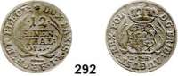 Deutsche Münzen und Medaillen,Sachsen Friedrich August I. 1694 - 1733 1/12 Taler 1711 EPH, Leipzig.  3,05 g.  Kahnt 183.  Kohl 404.  Slg. Mb. 1639.