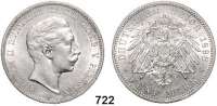 R E I C H S M Ü N Z E N,Preussen, Königreich Wilhelm II. 1888 - 1918 5 Mark 1898. Jaeger 104.