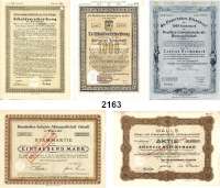 P A P I E R G E L D,Wertpapiere  Kleines Lot (teilweise entwerteter) Wertpapiere :  Deutsche Centralbodenkredit-AG Berlin.  4%iger  Apotheken Pfandbrief zu 1000 Reichsmark 23.9.1941.  7%iger Pfandbrief der Deutschen Wohnstätten-Hypothekenbank AG Berlin. 200 Goldmark 1.10.1926.  8%ige Anleihe/Teilschuldverschreibung des Volksstaates Hessen.  1000 Reichsmark 31.5.1928.  Gelsenkirchener Bergwerks-Akten-Gesellschaft Essen.  4%ige Teilschuldverschreibung.  1000 Reichsmark September 1942.  Stadt Solingen, 8%ige Goldanleihe/Schuldverschreibung.  1000 Reichsmark 1.10.1928.  Braunkohlen-Industrie-Aktiengesellschaft Zukunft in Weisweiler.  1000  Mark April 1922. MAULS Kakao- und Schokoladenfabrik AG Wernigerode.  20(2) Reichsmark 15.8.1925 mit Kuponbögen.  Merkur Aktiengesellschaft Zwickau-Sachsen.  1000 Reichsmark Oktober 1941.  Reichsschuldenverwaltung. 10.000 Mark Anleihe zu Berlin, 1.8.1922 mit Zinskupons, 5% Anleihe zu 100(3) Mark 24.9.1915, 25 und 100(2) Auslosungsschein 1.11.1926.  LOT. 16 Stück und div. Kuponbögen.