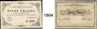 P A P I E R G E L D,Altdeutsche Staaten Anhalt-Cöthen Dr. Arthur Lutze, Anweisungen.  Privates Notgeld mit herzoglicher Genehmigung.  1 Taler 23.9.1854-23.9.1855.  Grabowski/Kranz 24.  Pick/Rixen A 546.
