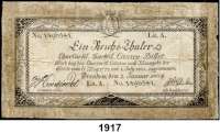P A P I E R G E L D,Altdeutsche Staaten und Länderbanknoten Sachsen Churfürstlich-Sächsische Cassen-Billets 1772-1804.  1 Reichs-Taler 2.1.1804.  Litt. A. No 1496581.  Grabowski/Kranz 446 g.  Pick/Rixen A 380.