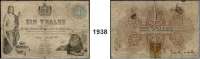 P A P I E R G E L D,Altdeutsche Staaten und Länderbanknoten Sachsen-Gotha Herzogl. Sachsen-Gothaische Cassen-Anweisungen 1847-1860.  1 Taler 12.7.1860.  Lit. T.  No. 234816.  Grabowski/Kranz 632.  Pick/Rixen A 450.