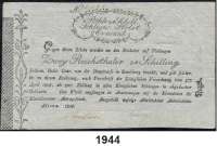P A P I E R G E L D,Altdeutsche Staaten und Länderbanknoten Schleswig - Holstein Königliches Finanz-Kollegium.  Anweisungen auf den Schatzkammer-Abtragsfond.  2 Reichsthaler 24 Schilling 8.4.1808.  Runder Prägestempel. Grabowski/Kranz 533 a.  Pick/Rixen A 471 a.