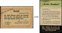 P A P I E R G E L D,Dokumente  Kriegspropaganda.  Flugblatt (ca. 1943)  Aus der Zeit des II. Weltkrieges.  In der Form eines (entwerteten) Wechsels :  