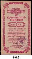 P A P I E R G E L D,Winterhilfswerk  NSDAP Ortsgruppe Milow.  1/2 Reichsmark.  Lebensmittelgutschein 1935.  Eingelöst in Milow und Rathenow.  LOT. 2 Scheine (verschiedene Einlösungsstellen).