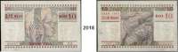 P A P I E R G E L D,S A A R L A N D Saarmark-Noten 1947 10 Mark 1947.  Ros. SAR-11.
