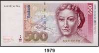 P A P I E R G E L D,BUNDESREPUBLIK DEUTSCHLAND  500 Deutsche Mark 1.8.1991.  AA. N.  Ros. BRD-45 a.