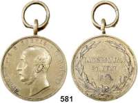Orden, Ehrenzeichen, Militaria, Zeitgeschichte,Deutschland Hannover Bronzemedaille auf die Schlacht bei Langensalza 1866.  Randname : P. ADIEKES.