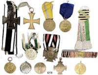 Orden, Ehrenzeichen, Militaria, Zeitgeschichte,Deutschland L O T S      L O T S      L O T S LOT. von 13 meist offiziellen Auszeichnungen.