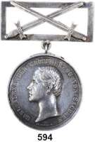 Orden, Ehrenzeichen, Militaria, Zeitgeschichte,Deutschland Sachsen-Weimar Silberne Militär Verdienstmedaille 1870 mit silberner Schwerterspange.