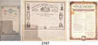 P A P I E R G E L D,Wertpapiere  LOT. von 19 meist modernen Wertpapieren.  Zu erwähnen:  100 Dollar Aktie Stafford Meadow Coal Iron vom 4.1.1858.  5%ige Anleihe des russischen gegenseitigen Boden-Credit-Vereins vom 13.1.1868.  5%iger Gold Bonds Republique Chinoise vom 27.5.1925 zu London.  8%iger Goldpfandbrief der Provinz Sachsen, 1.5.1930 zu Halle.