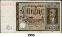 P A P I E R G E L D,R E N T E N B A N K  50 Rentenmark 6.7.1934.  A.  