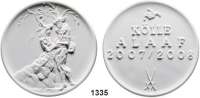 MEDAILLEN AUS PORZELLAN,Staatliche Porzellan-Manufaktur MEISSEN Köln 2007 weiß (82 mm).  Festkomitee 